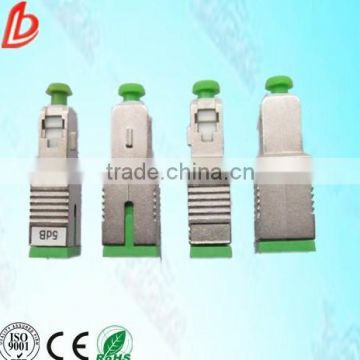 0-10dB Plug-in type fiber attenuator, male to female sc/apc fiber attenuator