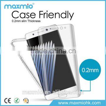 High clear 3D TPU material super slim screen protector for Samsung Galaxy Note 7