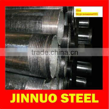 Galvanized pipe/tube with BSP Screw/Thread