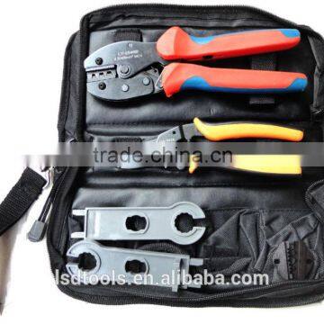 Solar MC4 crimping tool set for solar connectors(2.5~6.0mm2), LY-K2546B-3 solar PV tool kit