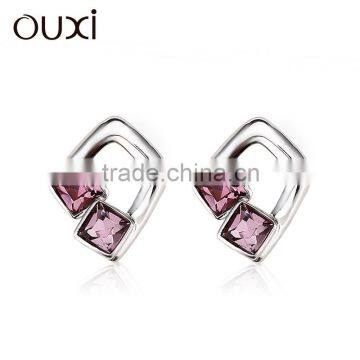 2014 925 Thailand Silver Earring Made With Crystal Y20176
