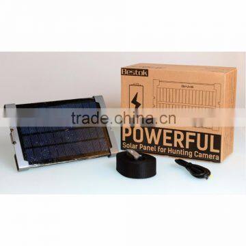 Bestok Useful Power Bank for Outdoor Electranics Convenient Solar Panel on Sale