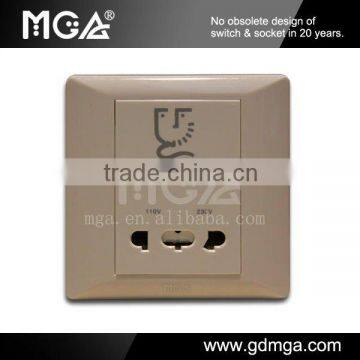 86 type wall shaver outlet pc panel metal structure