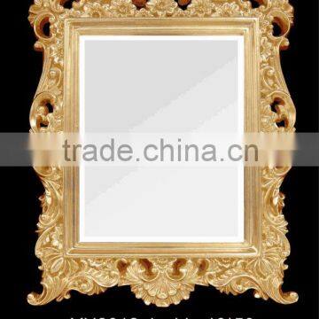 antique gold wooden hand carved and pu mirror frame decorative picture frames