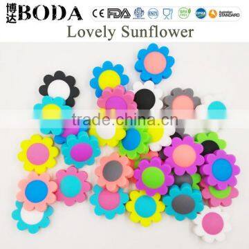 The Inexpensive and FDA Approved Sunflower for Baby Silicone Teething Necklace photo-2