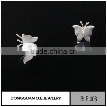 New Designs Matte Butterfly Jewelry Earrings for Woman photo-2