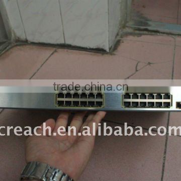 Cisco Catalyst 3750 WS-C3750-24TS-S 24 Port Switch GBIC