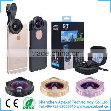Fixed Focus Clip 4K 16mm Wide Angle Phone camera +CPL Filter Lens for Mobile Phone iPhone 7 Plus
