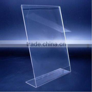 Budget Priced customized A3 size Acrylic Menu sign Holder SINGLE SIDED