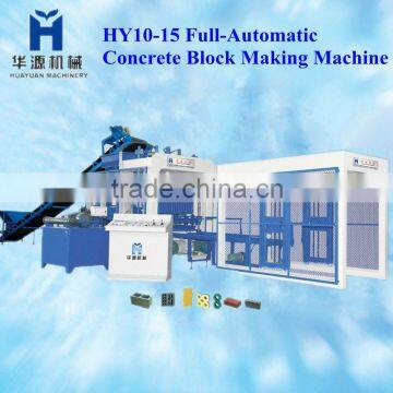 The lowest price concrete block machine QT10-15 cement block making machine