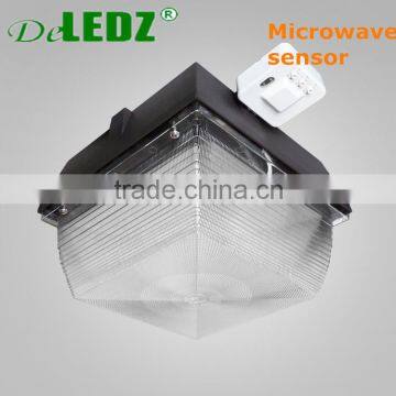 Commercial LED Canopy Lights 90W IP65 MW driver microwave sensor gas station led canopy light