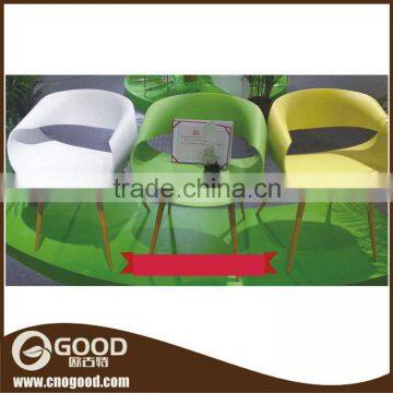 Modern Appearance Iron Legs Plastic Chair Parts