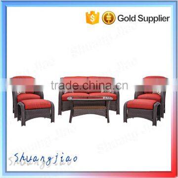 Weather-resistant Comfortable Outdoor Wicker Sofa Set