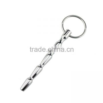 CTDA-013 Male Stainless Steel Soft Silicone Urethral Stretching Tube Urethra Metals Urine Catheter