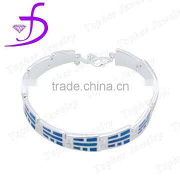 wholesale creative design opal bracelet unique silver bracelets