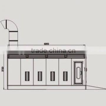 Gs-300-A Paint Booth Spray Booth for Water Paint, With Digital Control photo-3