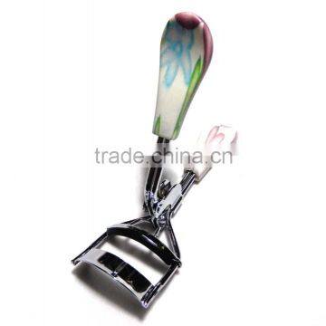 flora pattern pp handle carbon steel Eyelash curler