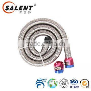 Stainless Nylon Braided Fuel Line Flexible Oil Gas Hose AN12 photo-5