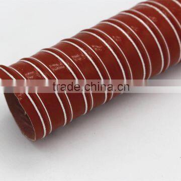 ID 6-1/2'' 165 mm High temperature 4000 mm silicone Air Ducting Flexible Pipe Hose