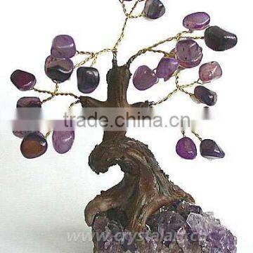 Amethese Tumbled Gemstone Tree