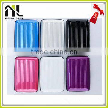 High Quality Popular Assorted Colors Unisex Silicone Aluminum Credit Card Holder