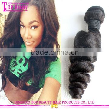 2016 Best quality cheap unprocessed hair loose wave grade 8a brazilian hair weaves