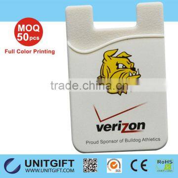 New design Silicon Mobile phone Pocket with 3M sticker