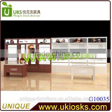 Unique new supply glass shop design, sunglass display shop design, glass store furniture