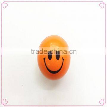 Hot selling Not-toxic and eco-friendly promotional pu smile face stress ball