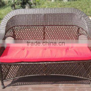 Chinese Style Round Rattan Cane Sofa Set 4Pcs photo-3