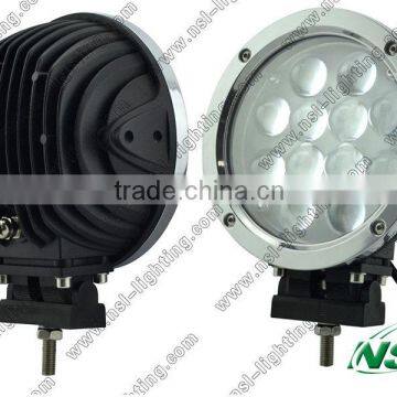 Round 60W LED Work Light Heavy Duty High Power LED Driving Light