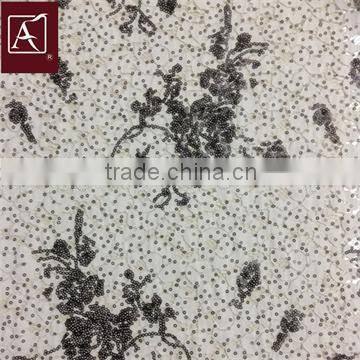 Matte Sequin Embroidery Fabric