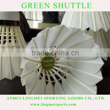 cheap chinese goose feather badminton shuttlecock