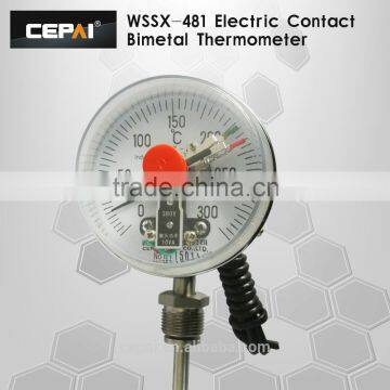 Electric-contact Bimetal Thermometer
