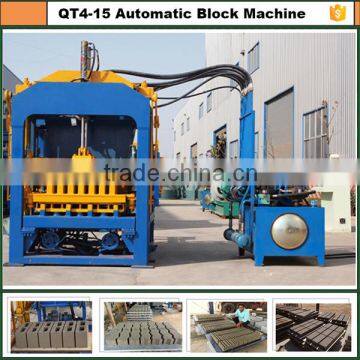 Automatic Brick Production Line QT4-15C Hydraulic Concrete Brick Making Machine photo-3