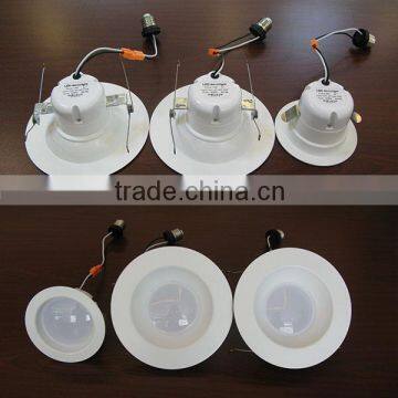 UL CE RoHS 4 Inch - 6 Inch 9w 12w 15w SMD Dimmable Plastic Led Downlight