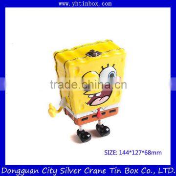 Cartoon Candy Tin/Fancy Tin Box with Lock/Funny Tin Box