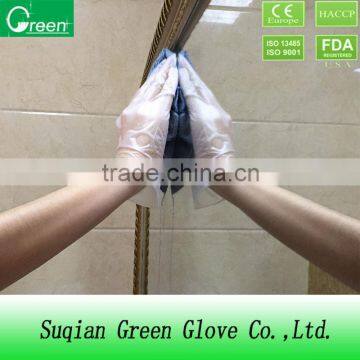 good quality cpe and pe gloves clear color