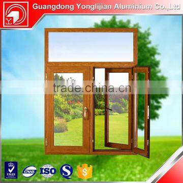 Thermal Break and Solid Casement Window With Tempered Glass