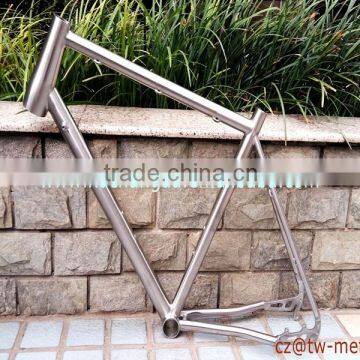 Titanium mountain bicycle frame Ti mtb bike frame with special dropouts customized bike part