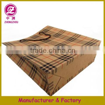 Eco-friendly brown kraft paper bags wholesale for gift 2014 Fashion World serie