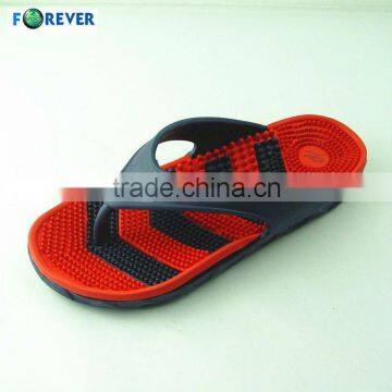 Flat massage EVA beach flip flops slippper for men 2013