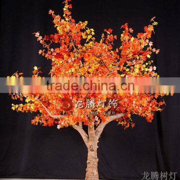 New Arrival Hotsale Maple Leaves Artificial Lighted Trees photo-3