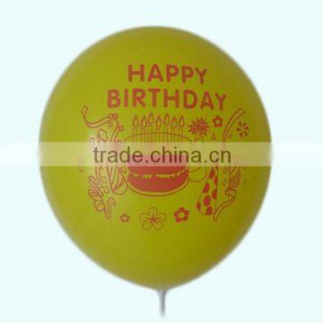 2016 hot sell factory price round printed balloon