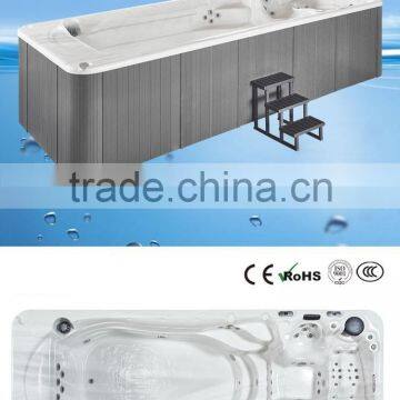 Freestanding swim spa pool with US Balboa acrylic control system massage spa swim pool