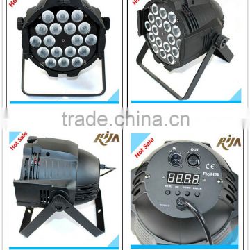 Professional Stage Effect Machine 18pcs 10w RGBW 4IN1 Led Par Light