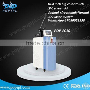 high quality and best price fractional c02 laser beauty equipment POPIPL acne treatment