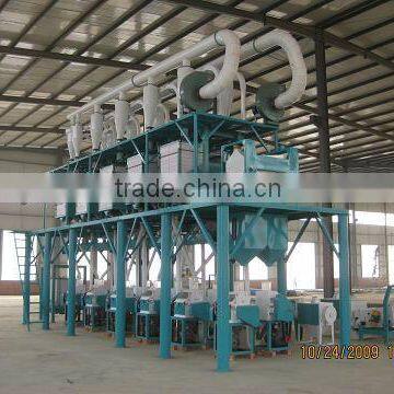 2T/H wheat flour mill, wheat process equipment certficated in SGS.ISO.BV.CE of whole line.