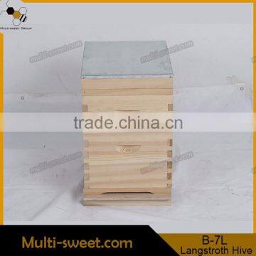 Langstroth Beehive Two-level Bee Hive China Supplies B-7L photo-3