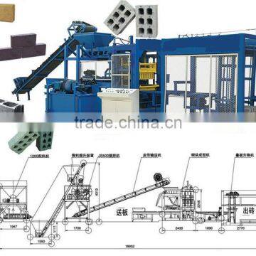 2014 hot!!! automatic hydraulic cement block making machine